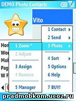 Photo Contacts на экране смартфона (37kb)